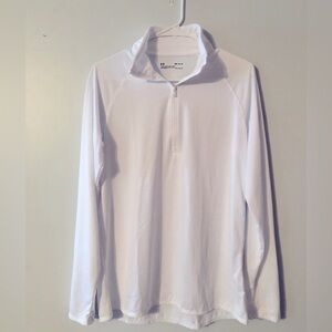 Under Armour heat gear long sleeve 3/4 zip shirt